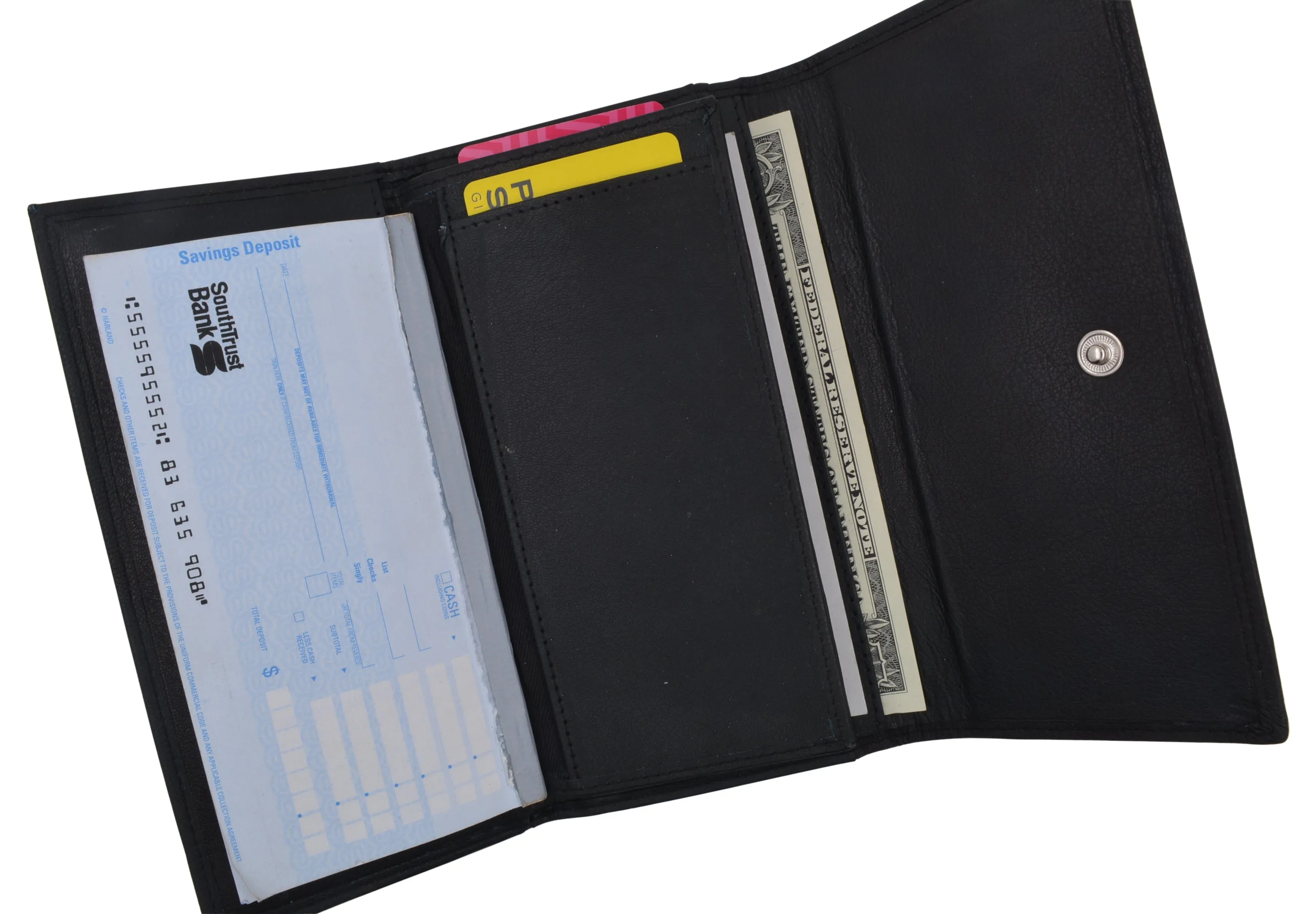 5575GT Genuine Leather Womens Large Clutch Checkbook Holder Ladies Purse Wallet