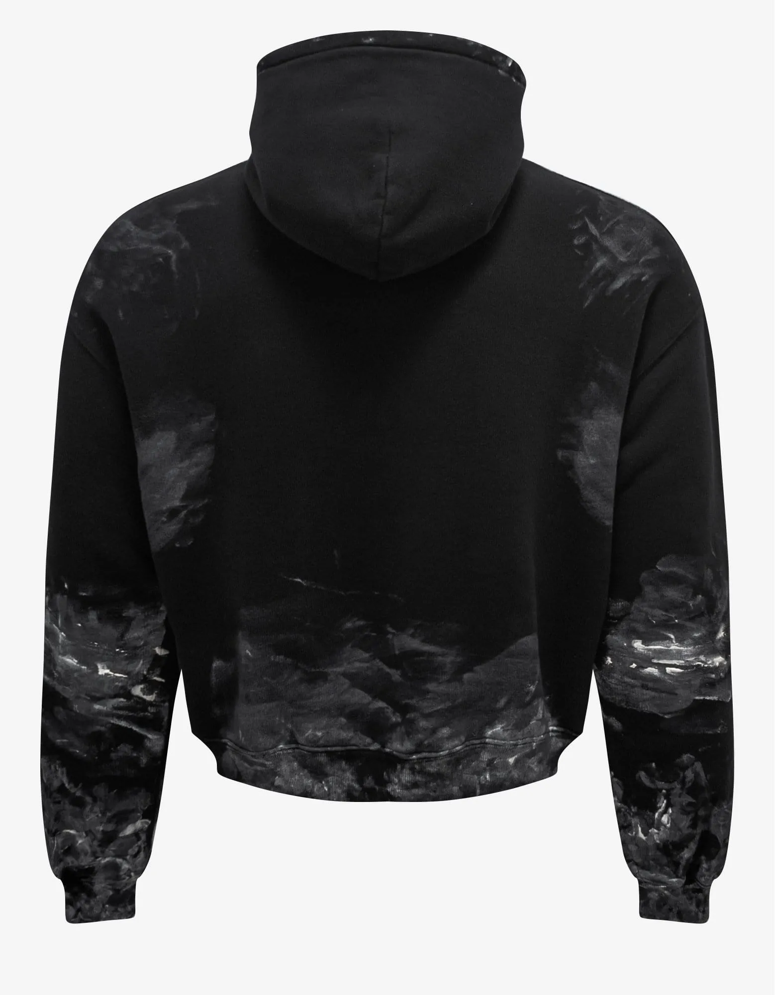Balenciaga Black Painter Fitted Hoodie
