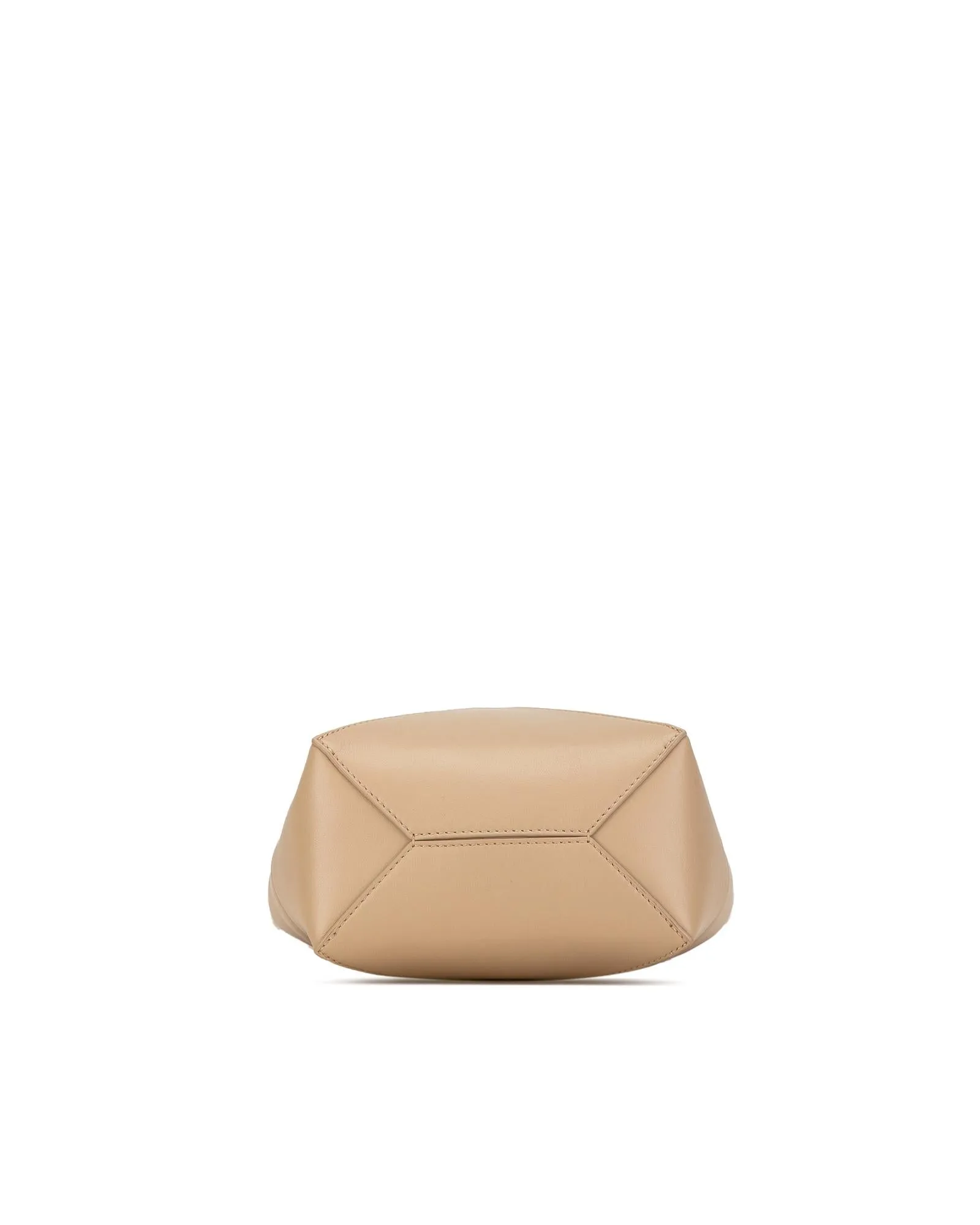 Bicolor Leather Puzzle Fold Tote