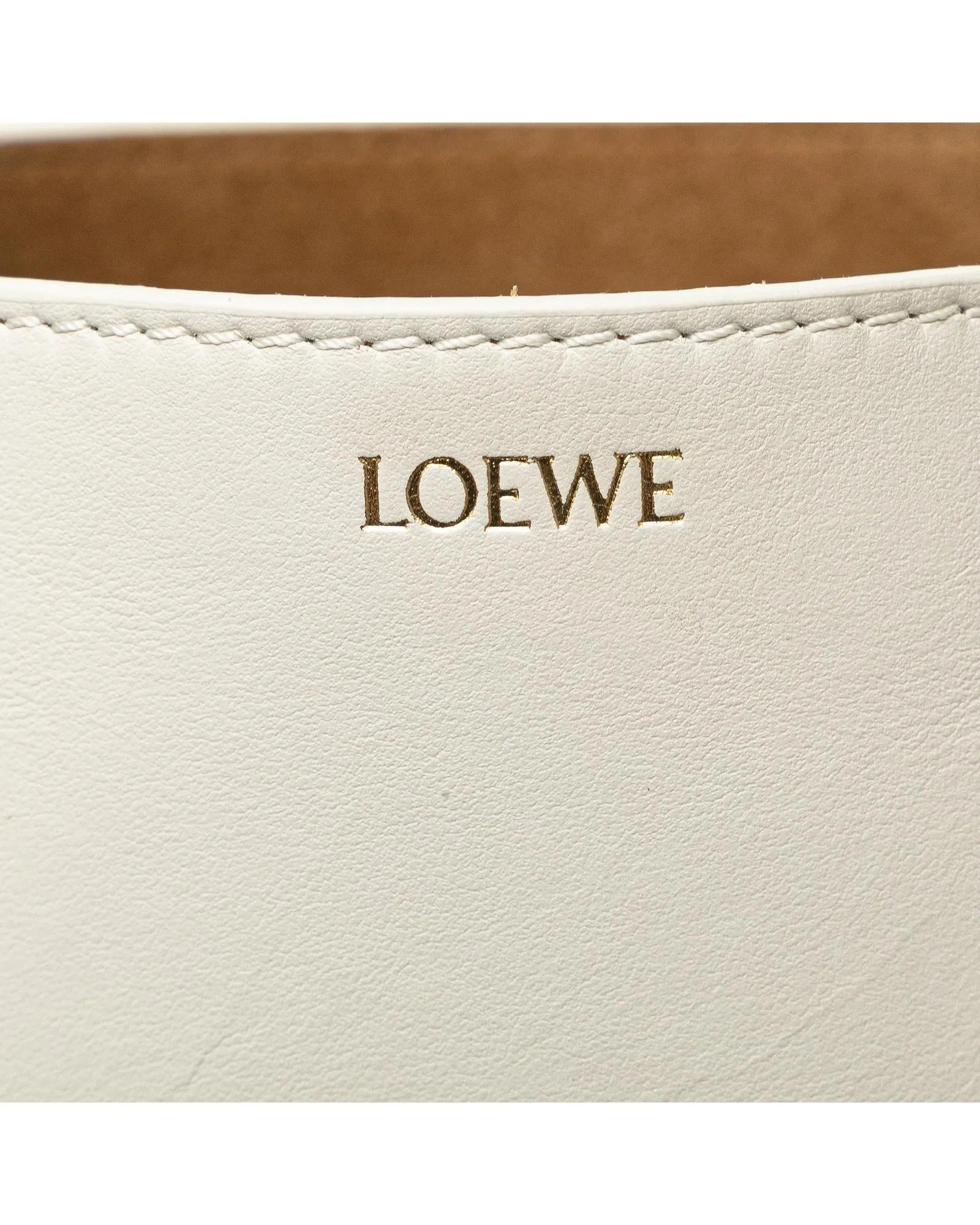 Bicolor Leather Puzzle Fold Tote