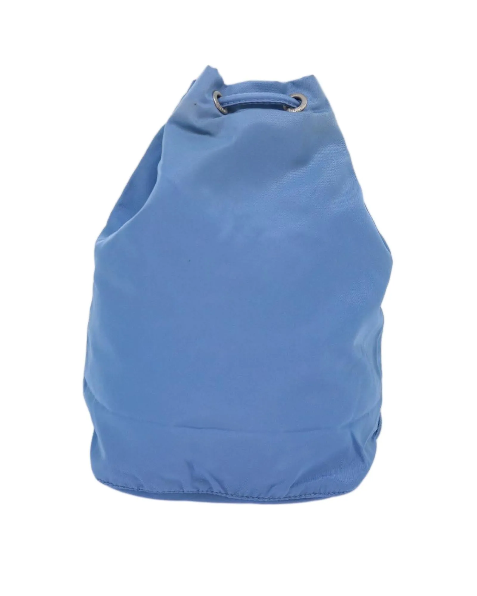 Blue Nylon Drawstring Pouch by Prada