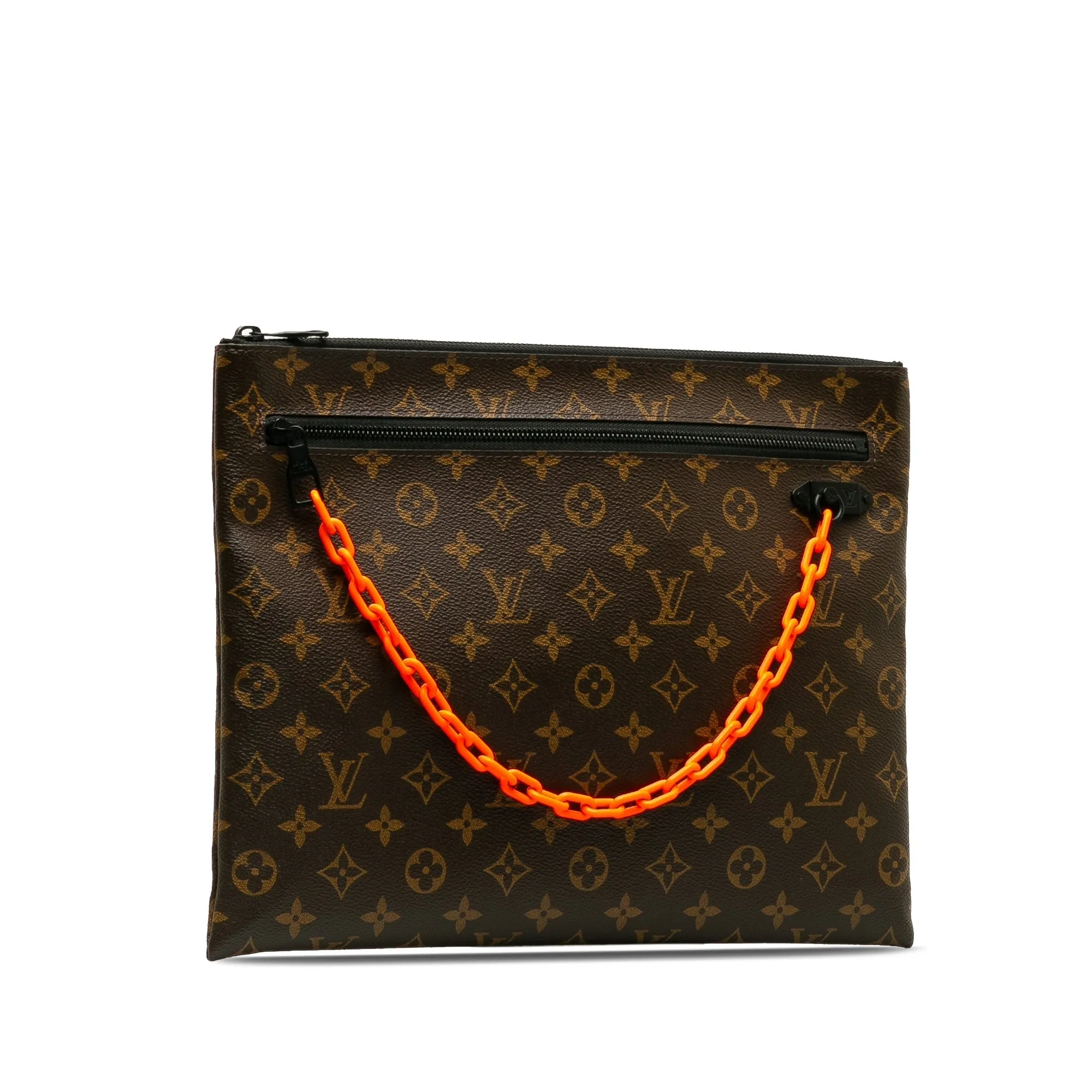Brown Louis Vuitton Monogram Solar Ray A4 Pochette Clutch Bag