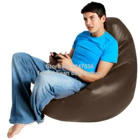 Brown waterproof bean bag chair