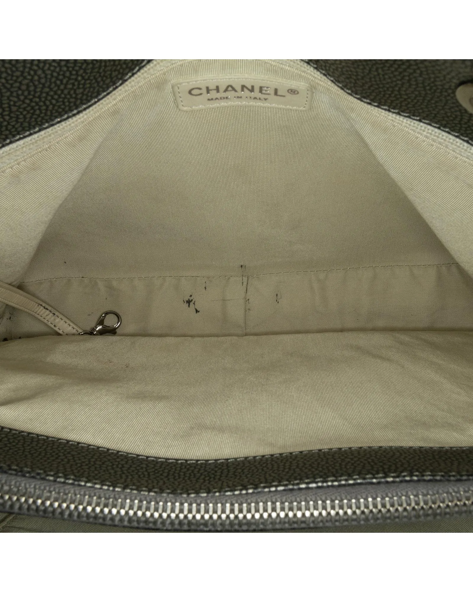 Chanel 19 Caviar Leather Tote Bag