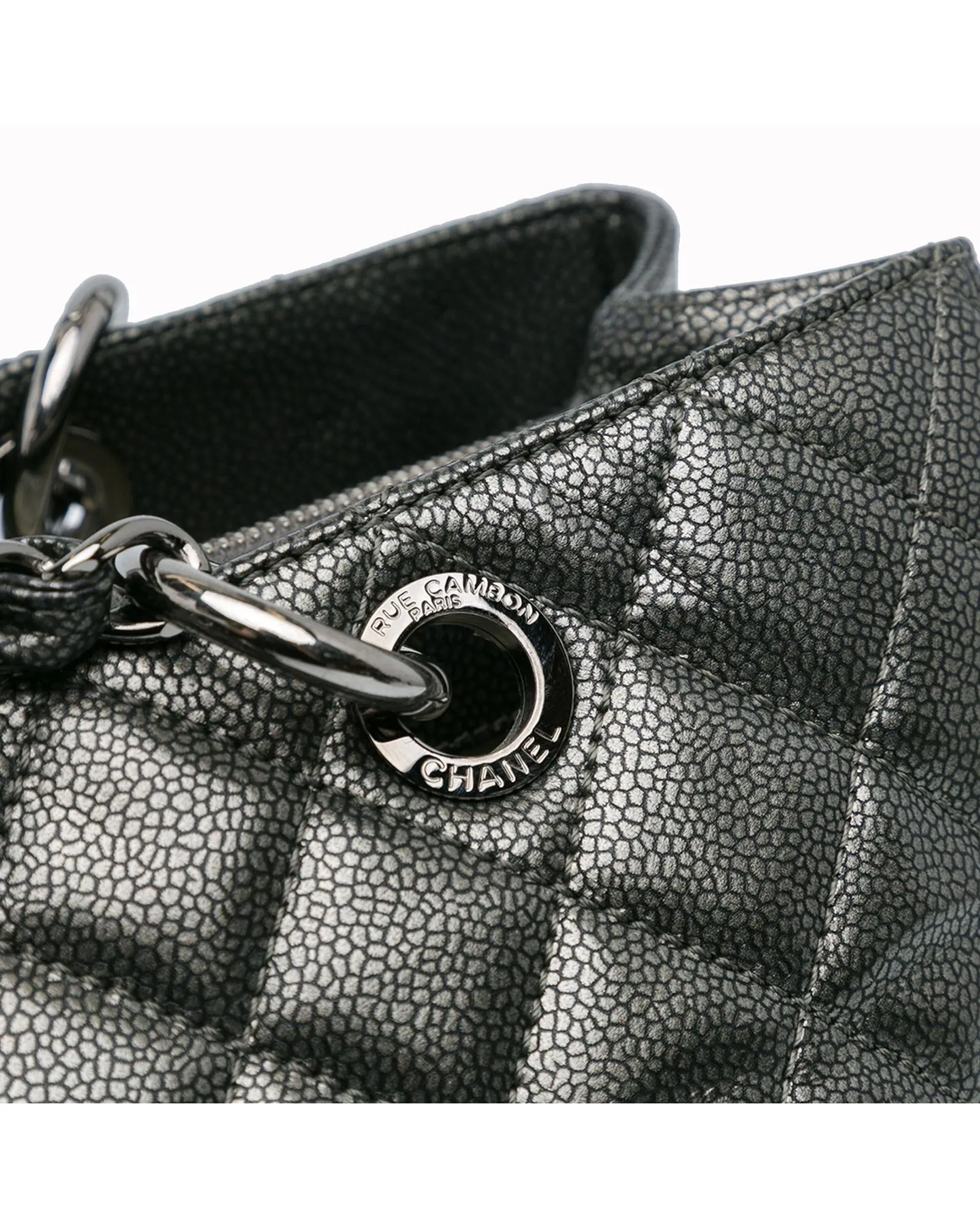 Chanel 19 Caviar Leather Tote Bag