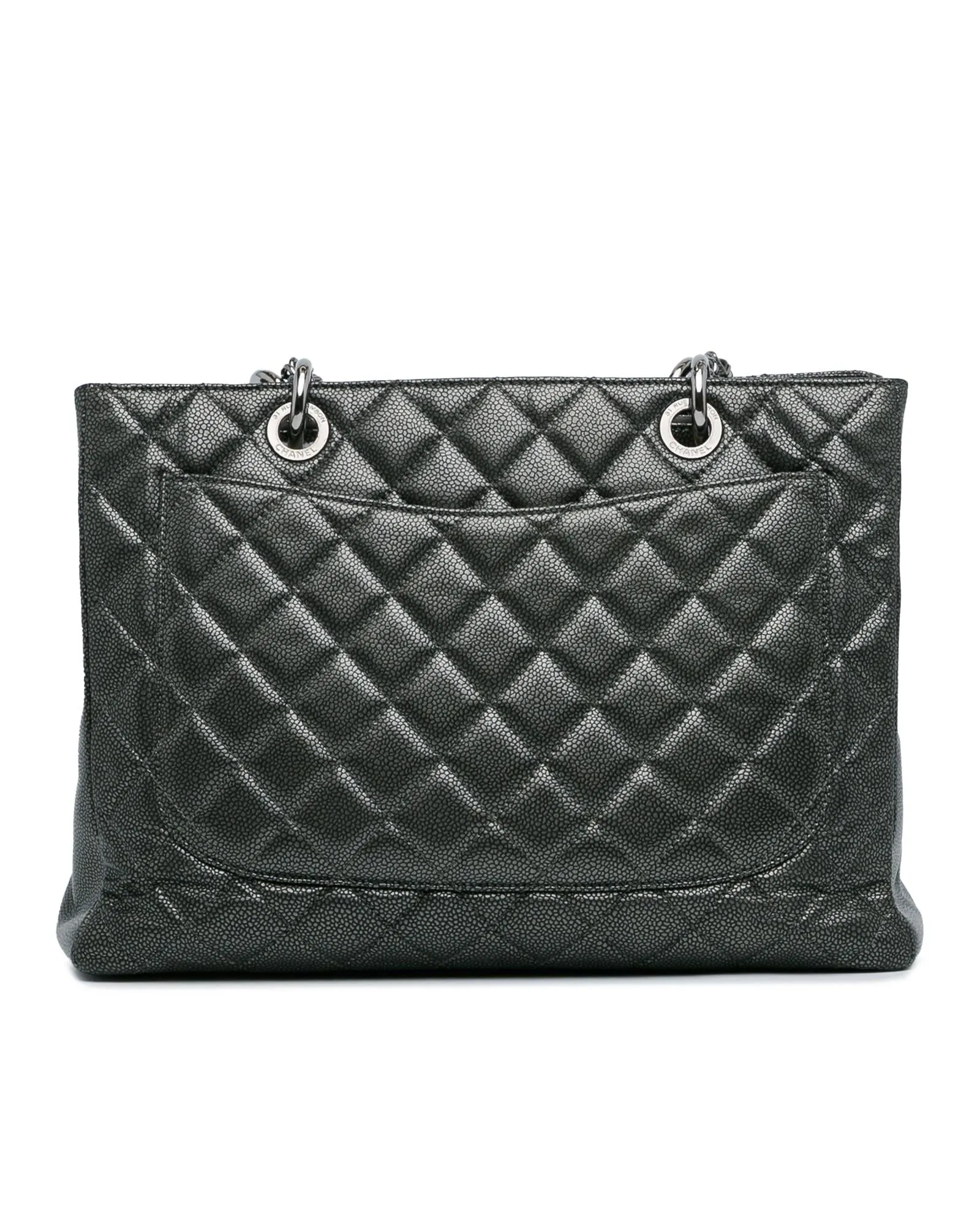 Chanel 19 Caviar Leather Tote Bag