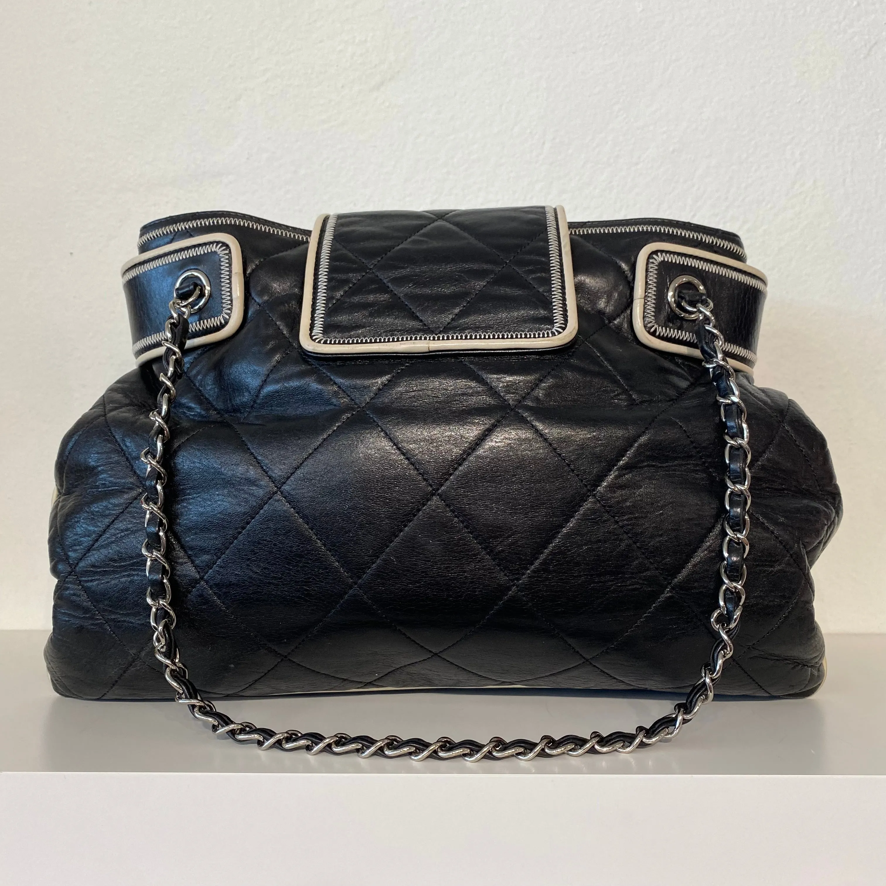 Chanel Black Quilted Tote