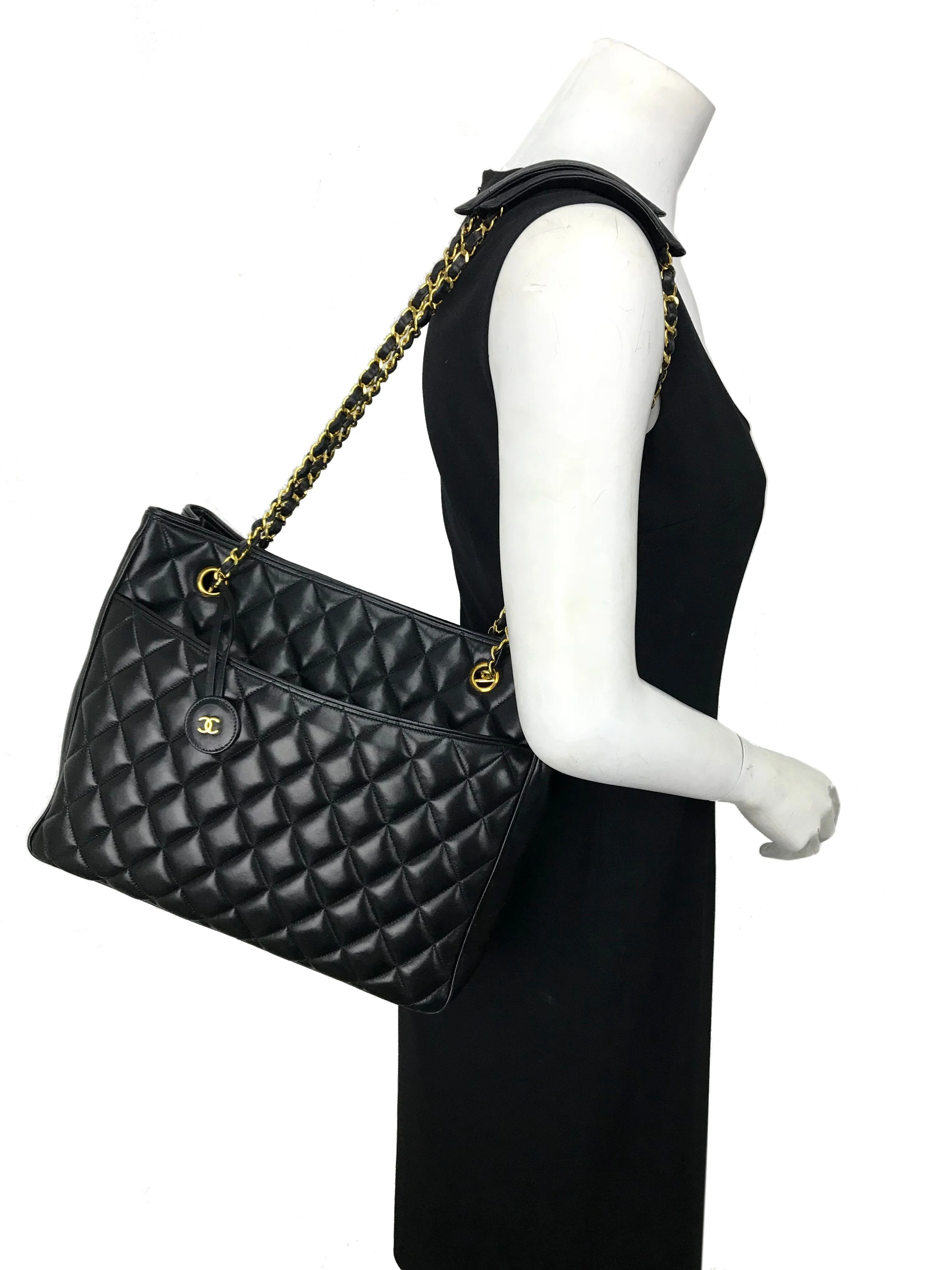 CL Vintage Lambskin Quilted Shoulder Bag