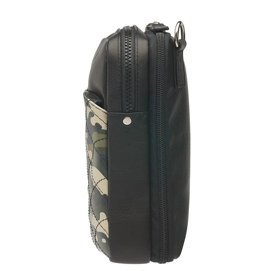 Crossbody Hipster, Washable USA Cowhide