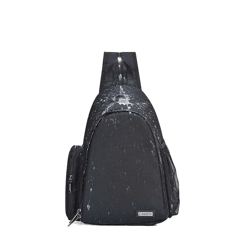 Cwatcun DSLR Camera Bag Outdoor Waterproof Camera Bag One Shoulder Cross Body Camera Bag