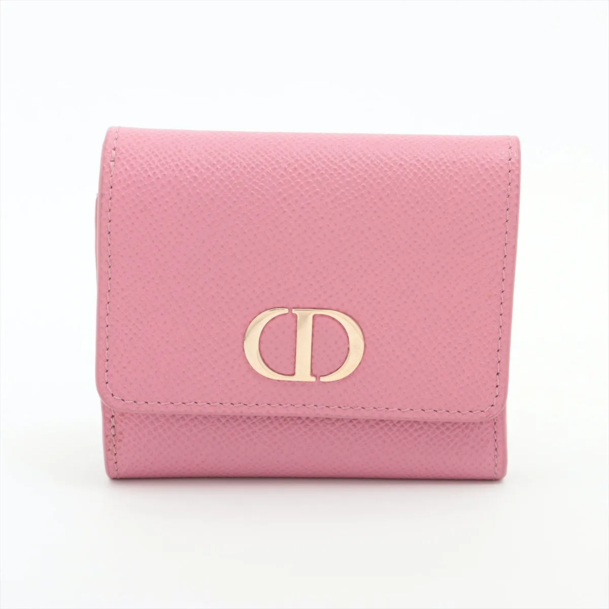 Dior Montaigne Leather Wallet Pink