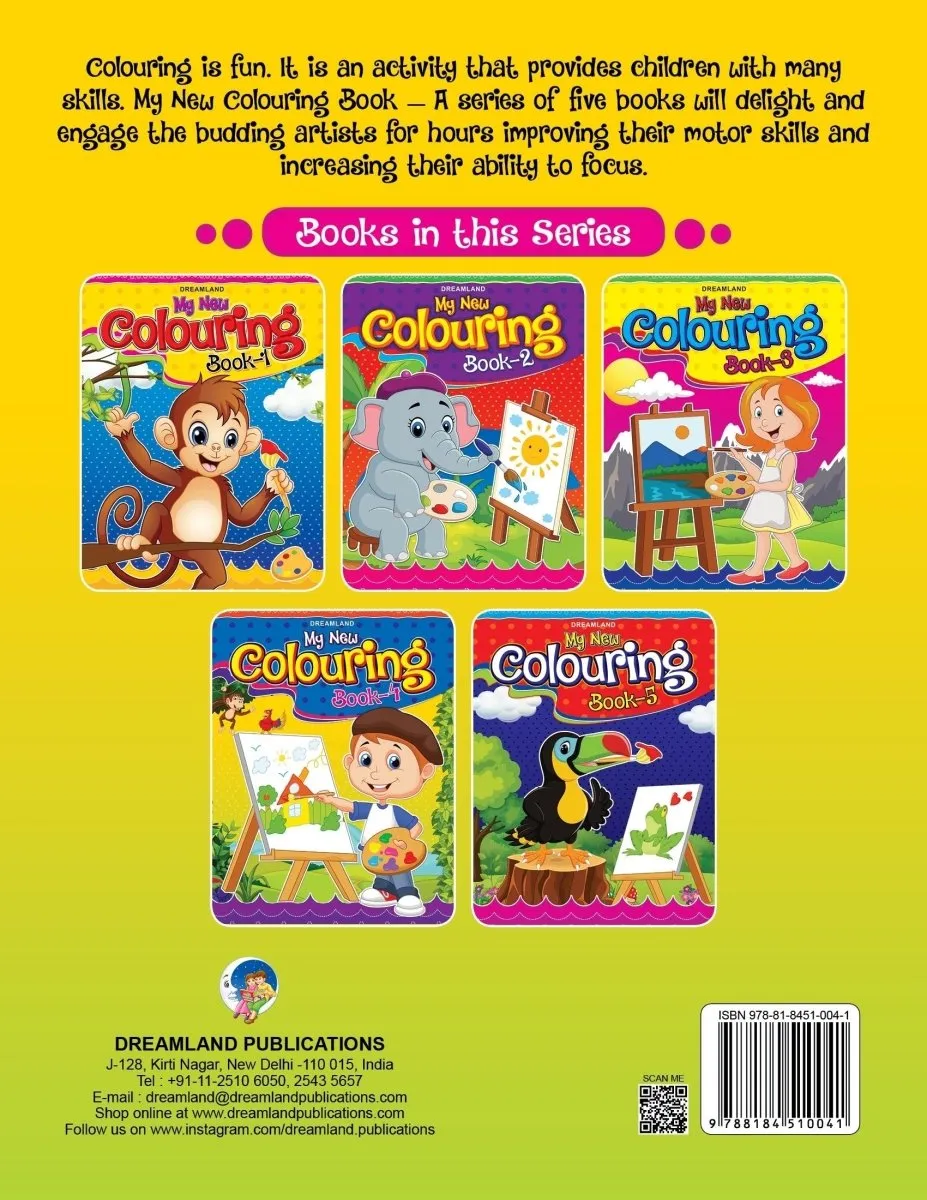 Dreamland Publications My New Colouring Book- 4