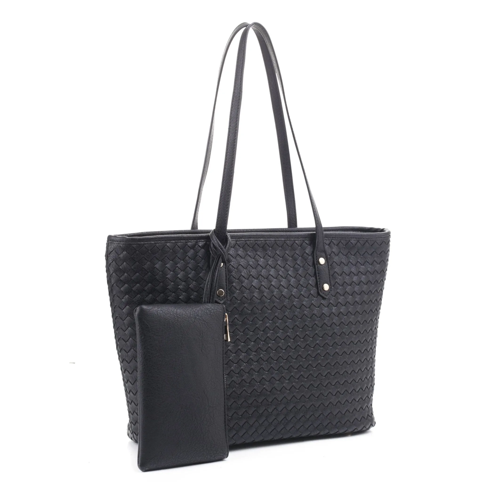 FC20333 Boston Woven Daily Tote With Small Pouch