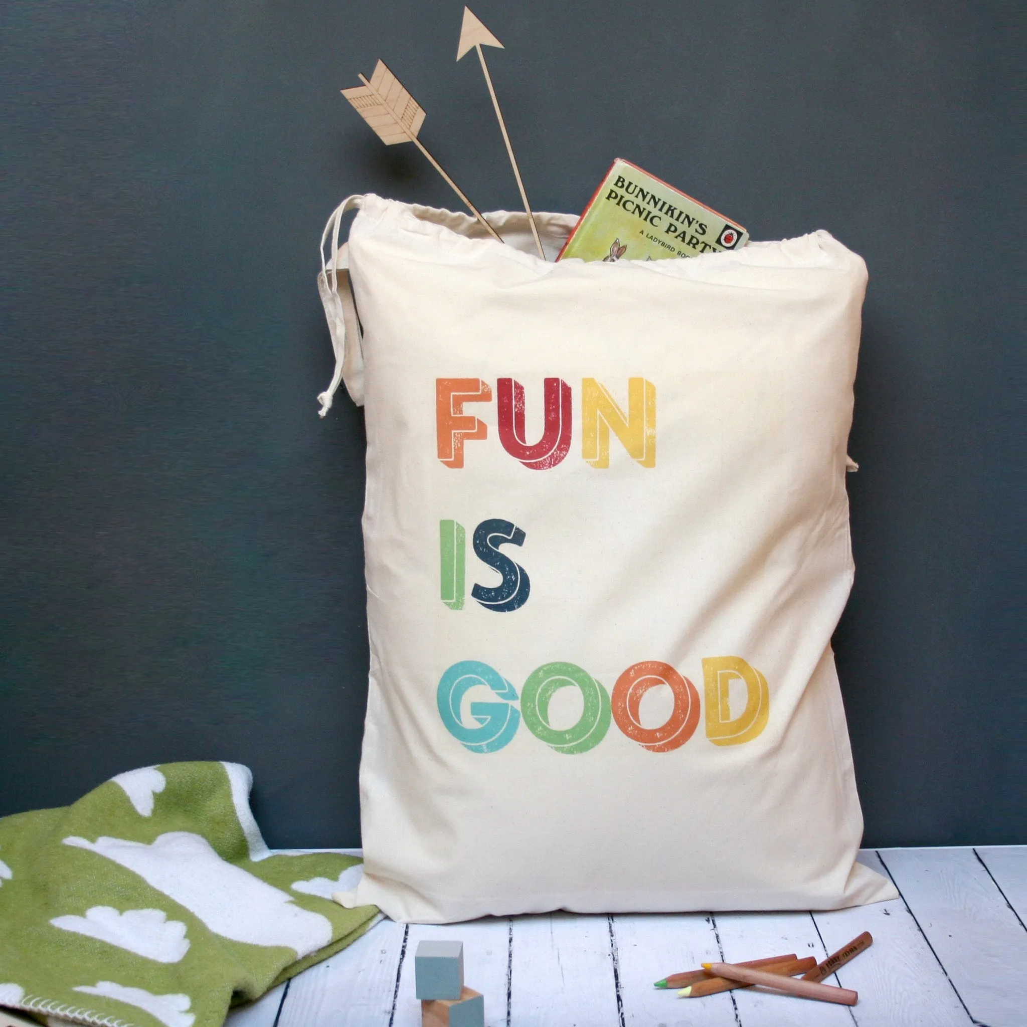 Fun Is Good Toy Sack