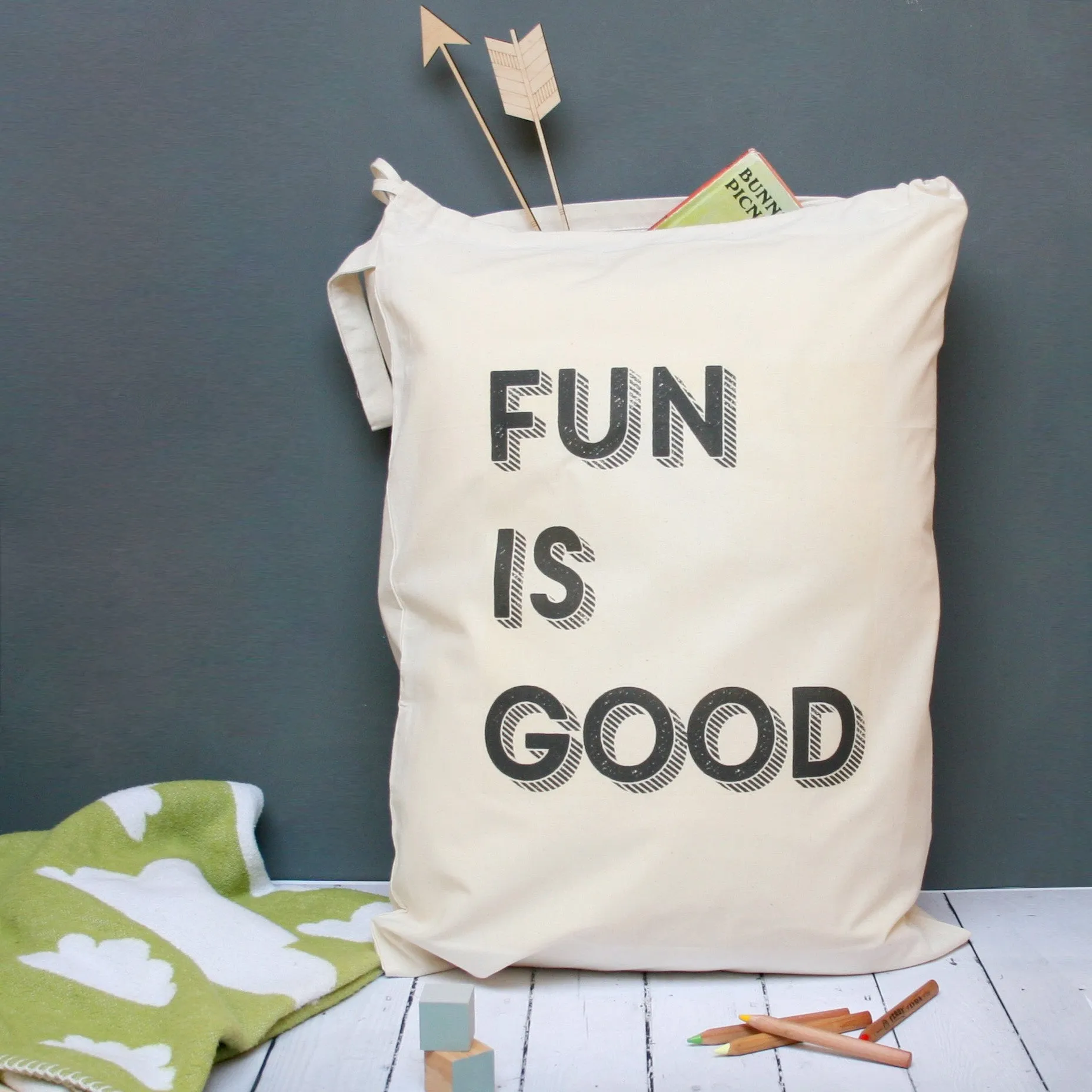 Fun Is Good Toy Sack