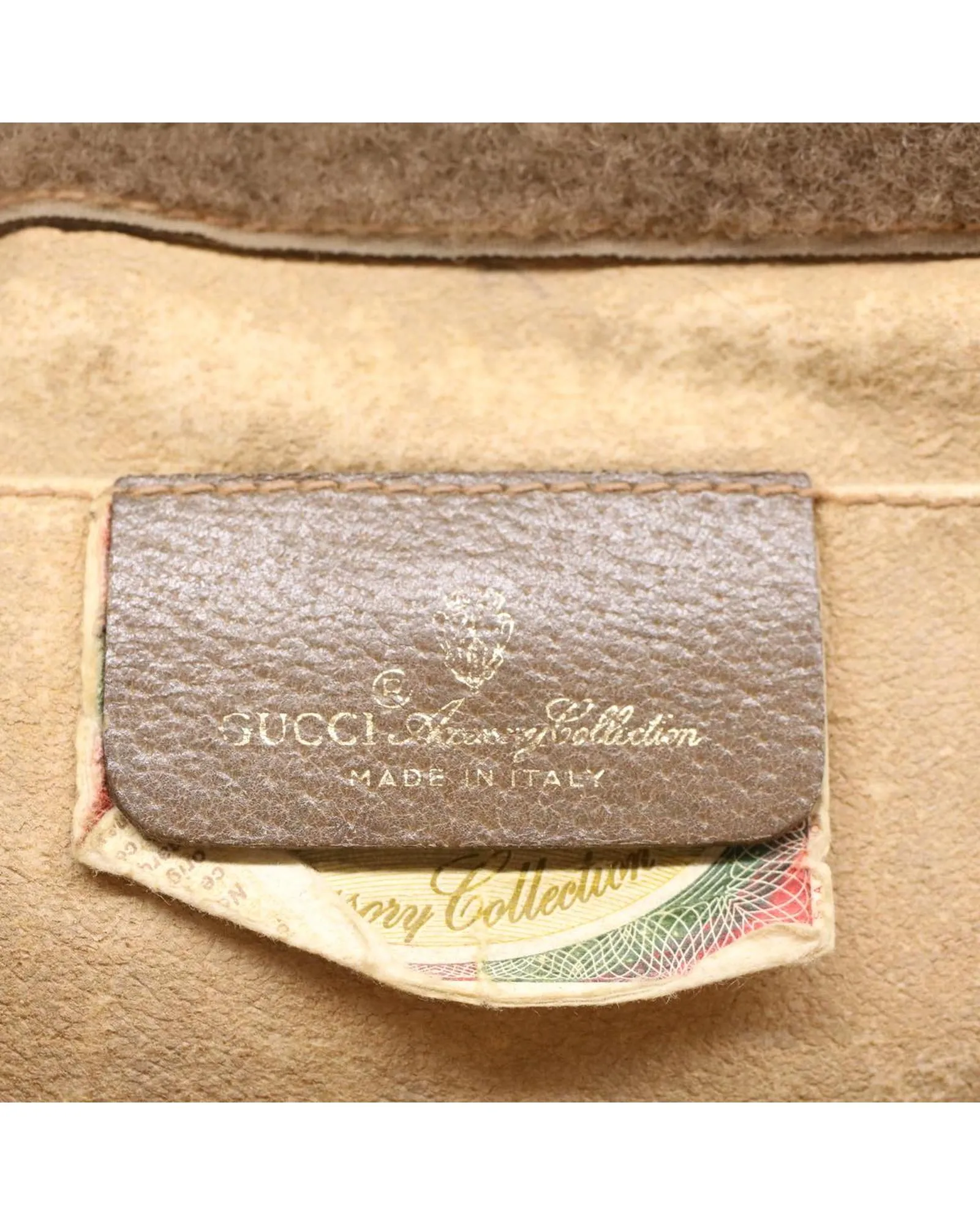 GG Canvas Web Clutch Bag with Red Accents