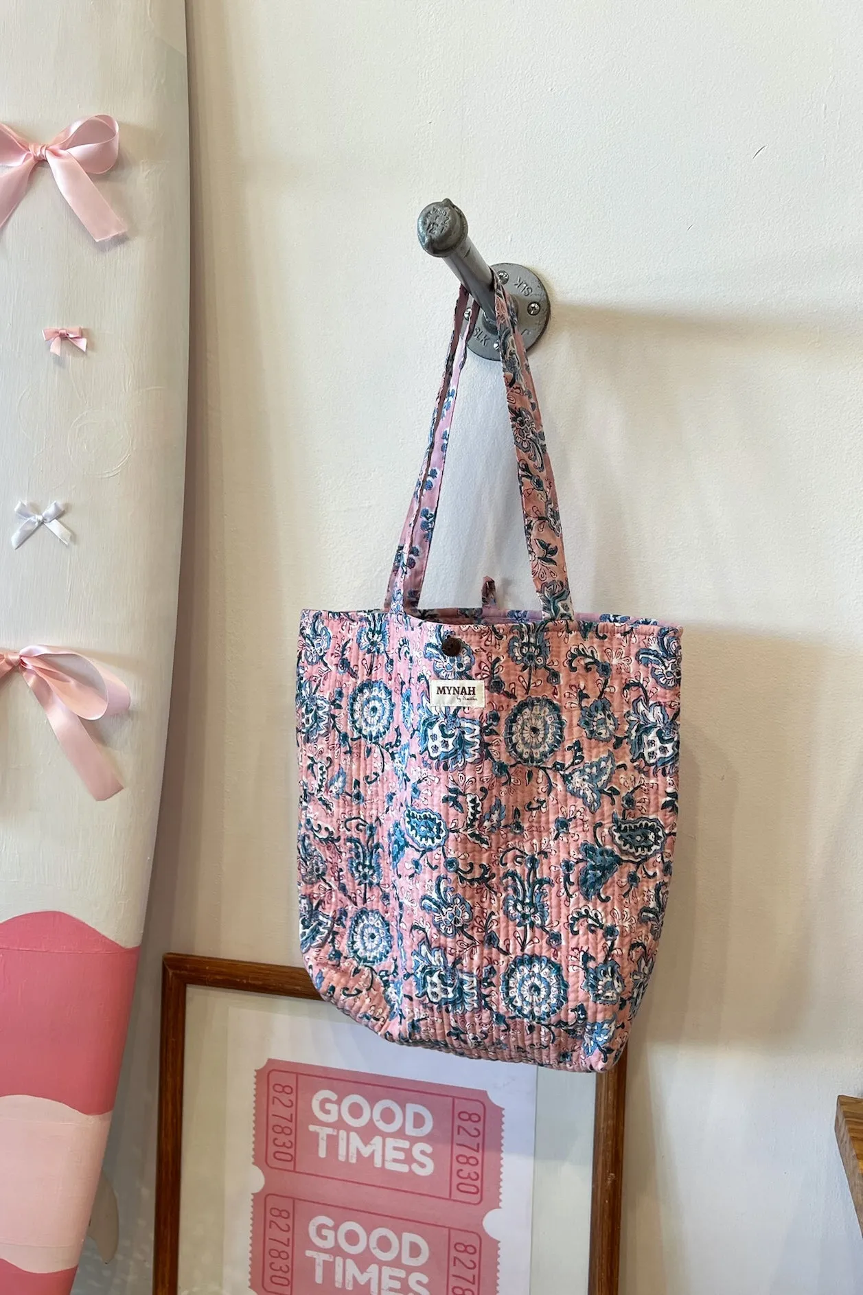 Handmade Quilted Tote Bag