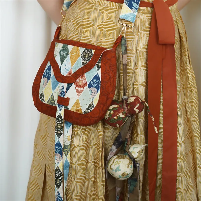 Huolang Bao 货郎包 Merchant's Bag Tang Dynasty Cotton Crossbody Satchel
