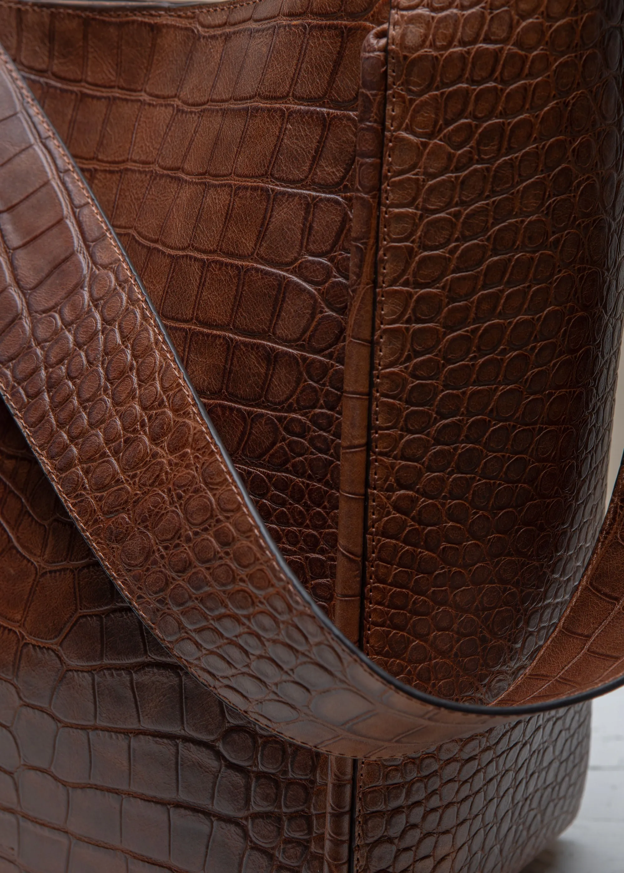 MASAGO Hazel Croco Tote bag