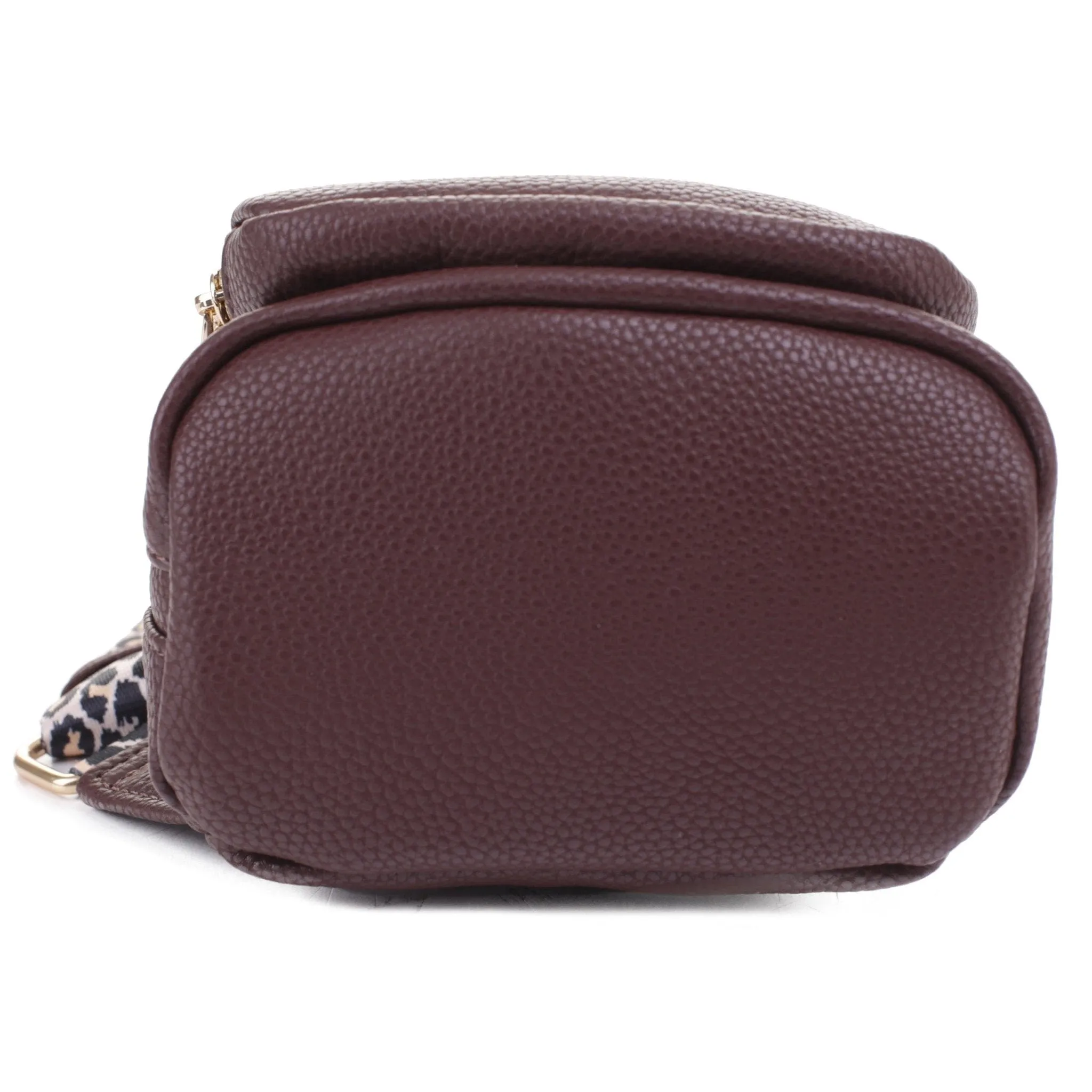 ML20175 Erica Leopard Strap Sling Bag