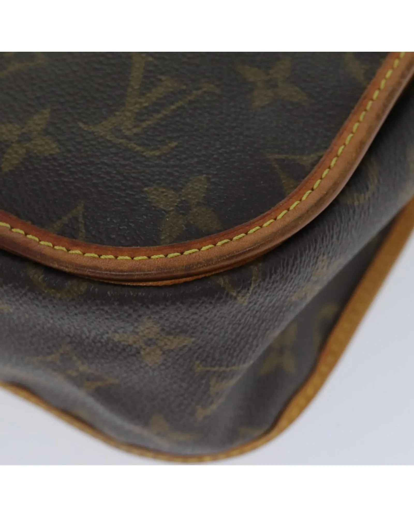 Monogram Canvas Messenger Shoulder Bag