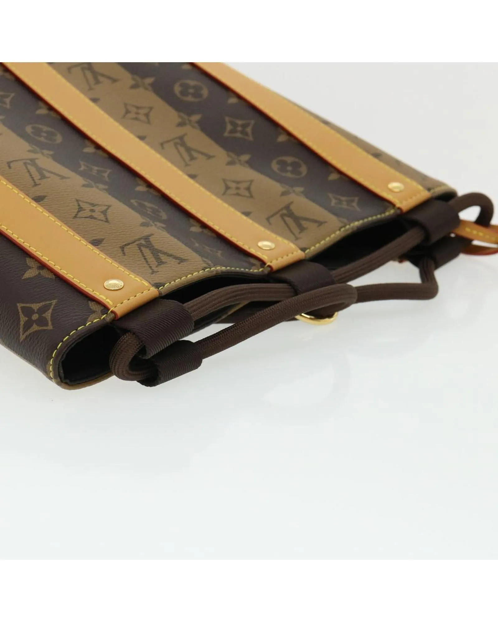 Monogram Stripe Randonnee Messenger Shoulder Bag