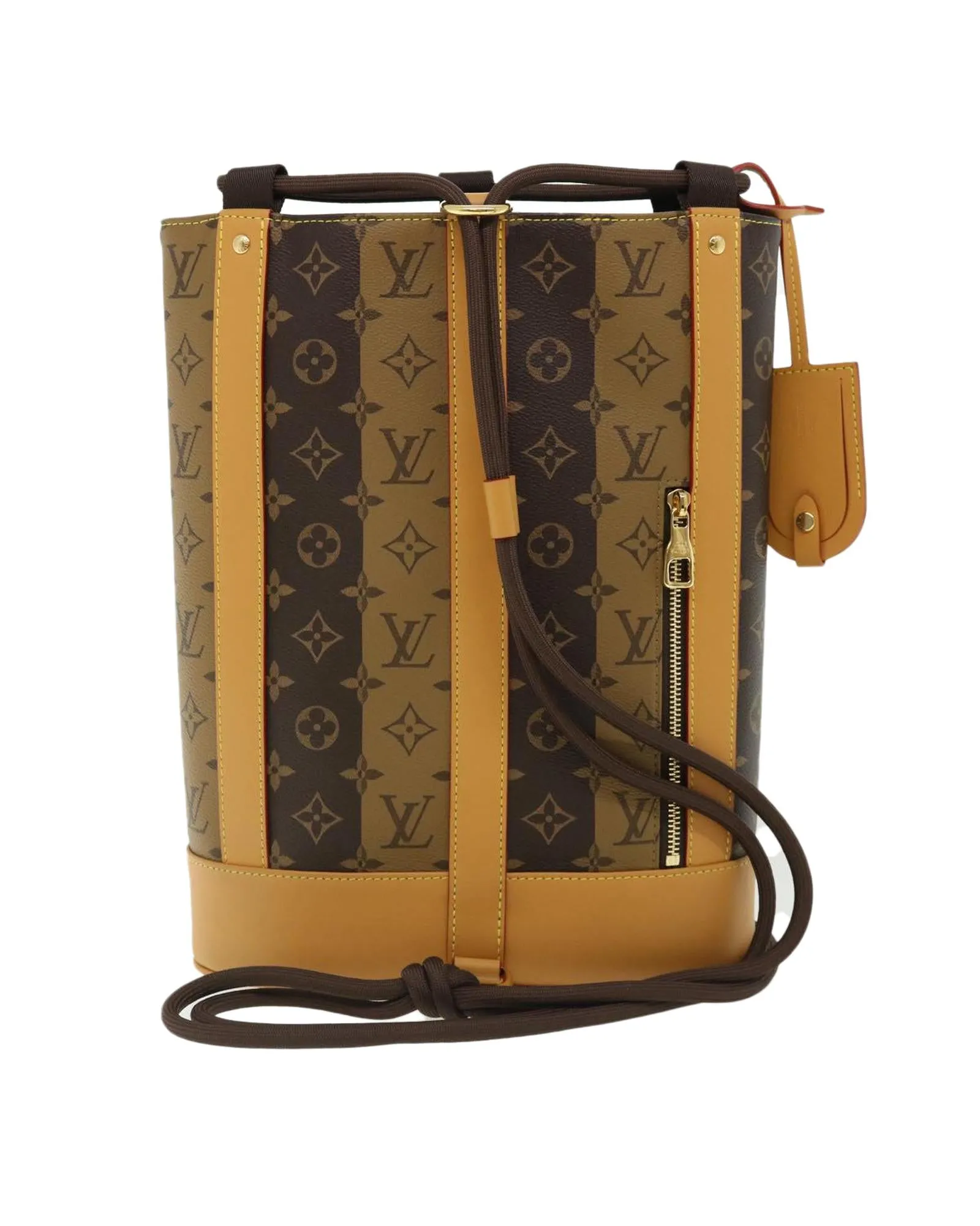 Monogram Stripe Randonnee Messenger Shoulder Bag