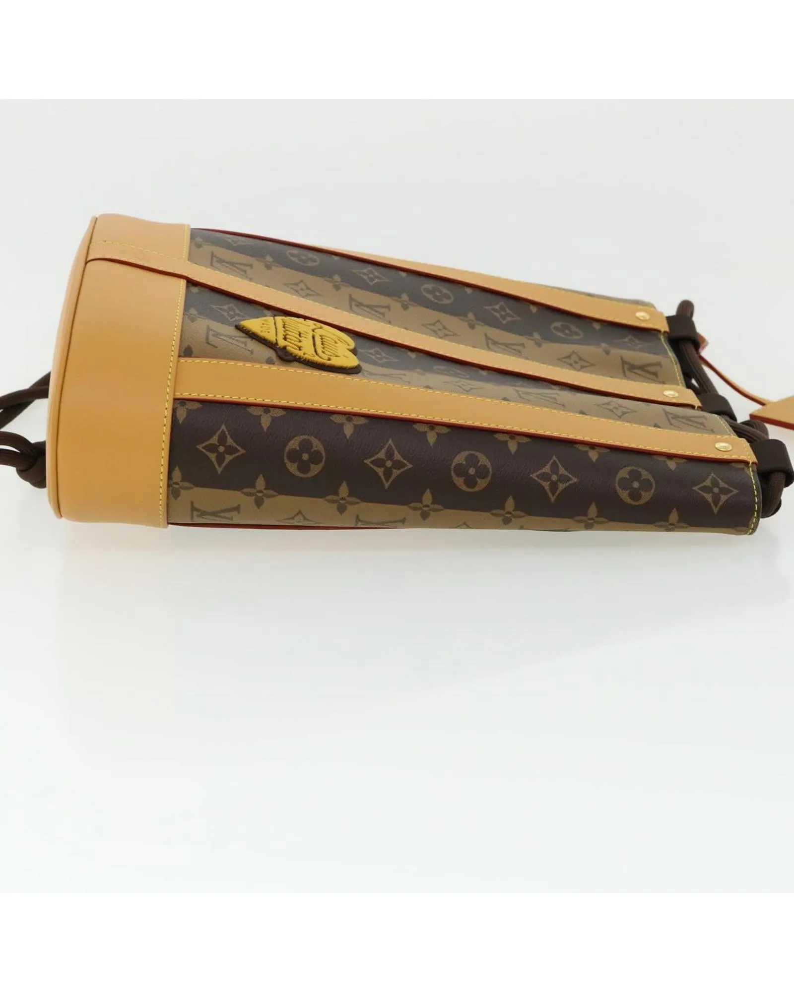 Monogram Stripe Randonnee Messenger Shoulder Bag