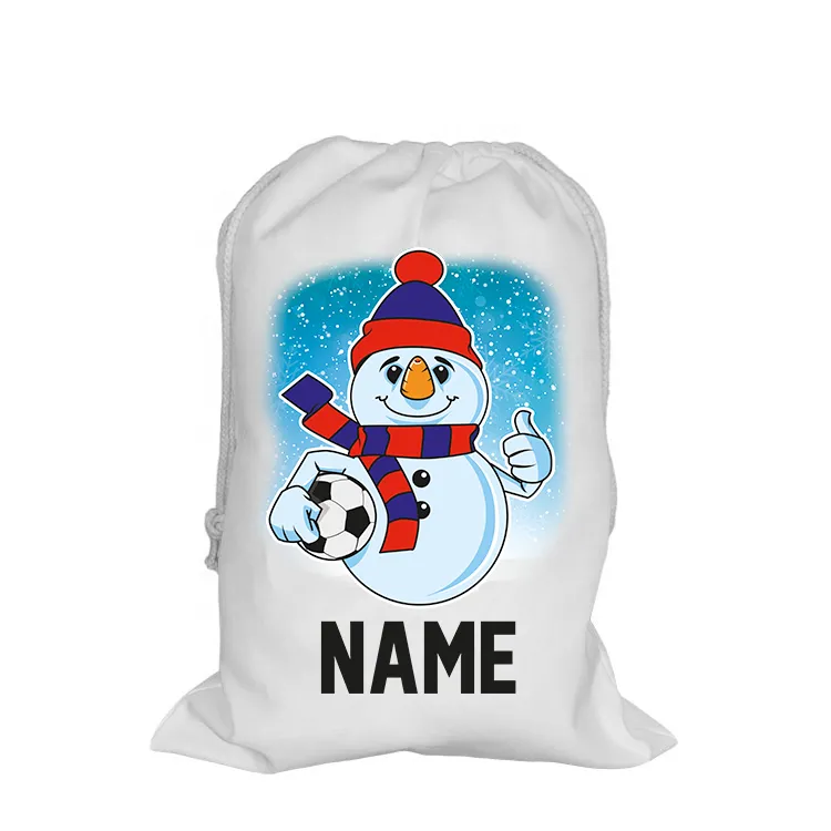 Personalised Football Christmas Sack - Your Club Colours