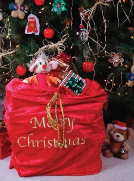 Santa 30in x 36in Deluxe Velvet Sack