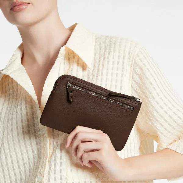 Smoke   Mirrors Pouch - Cocoa