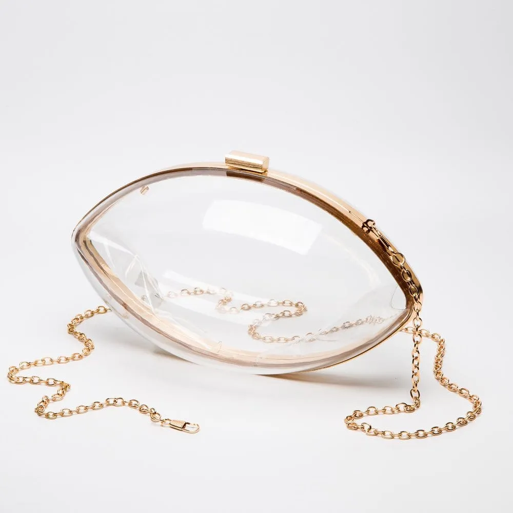TG10548 Gameday Clear Football Clutch/Crossbody