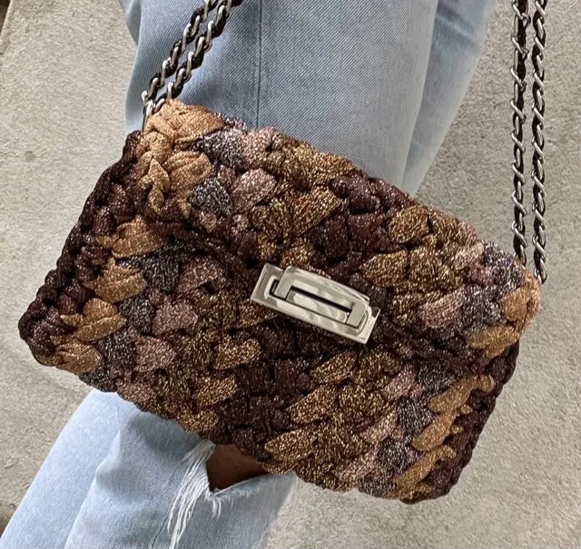 The Metallic Lurex Flap Bag Collection - Various Colors