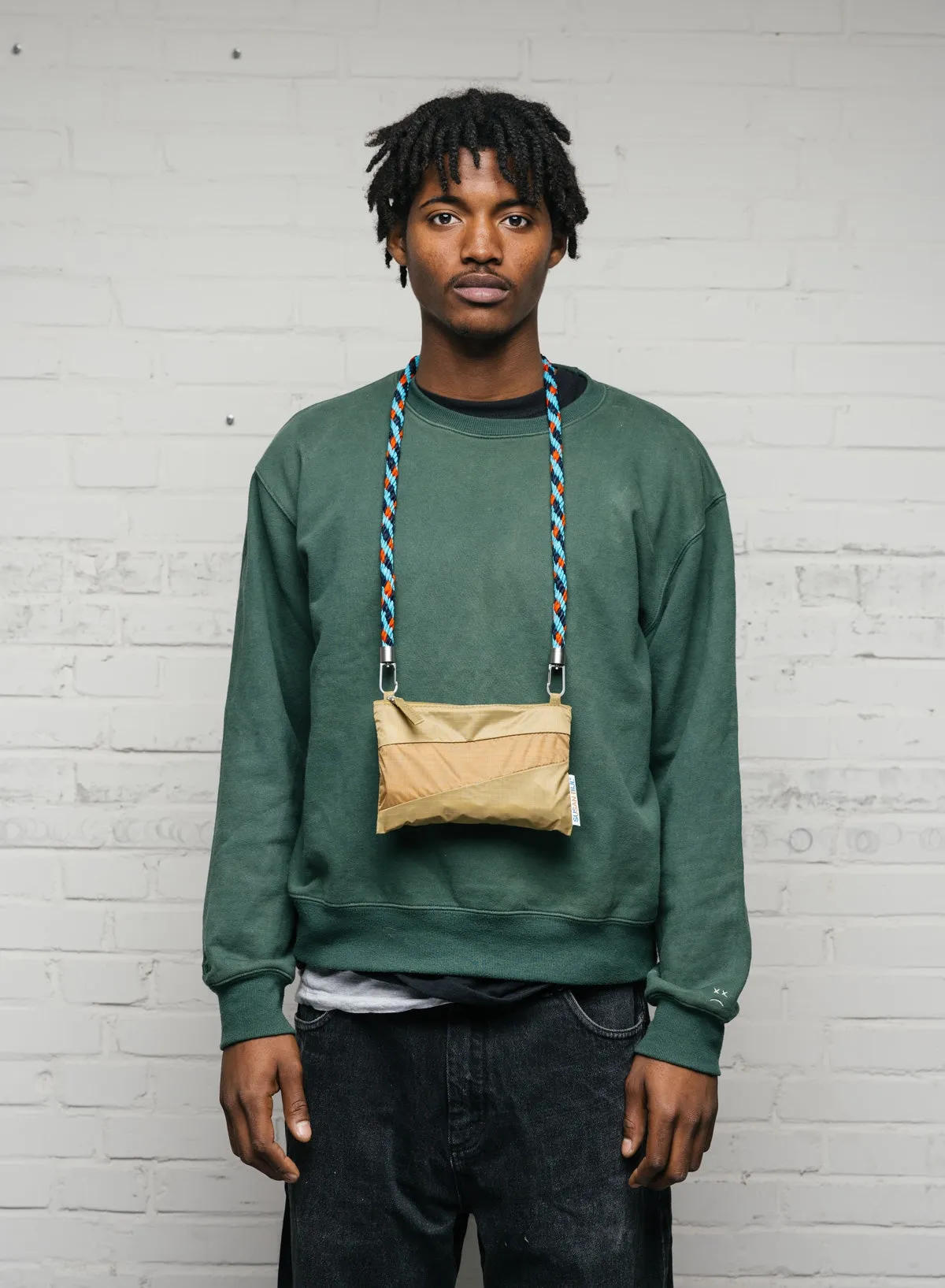The New Pouch Moss & Camel Small