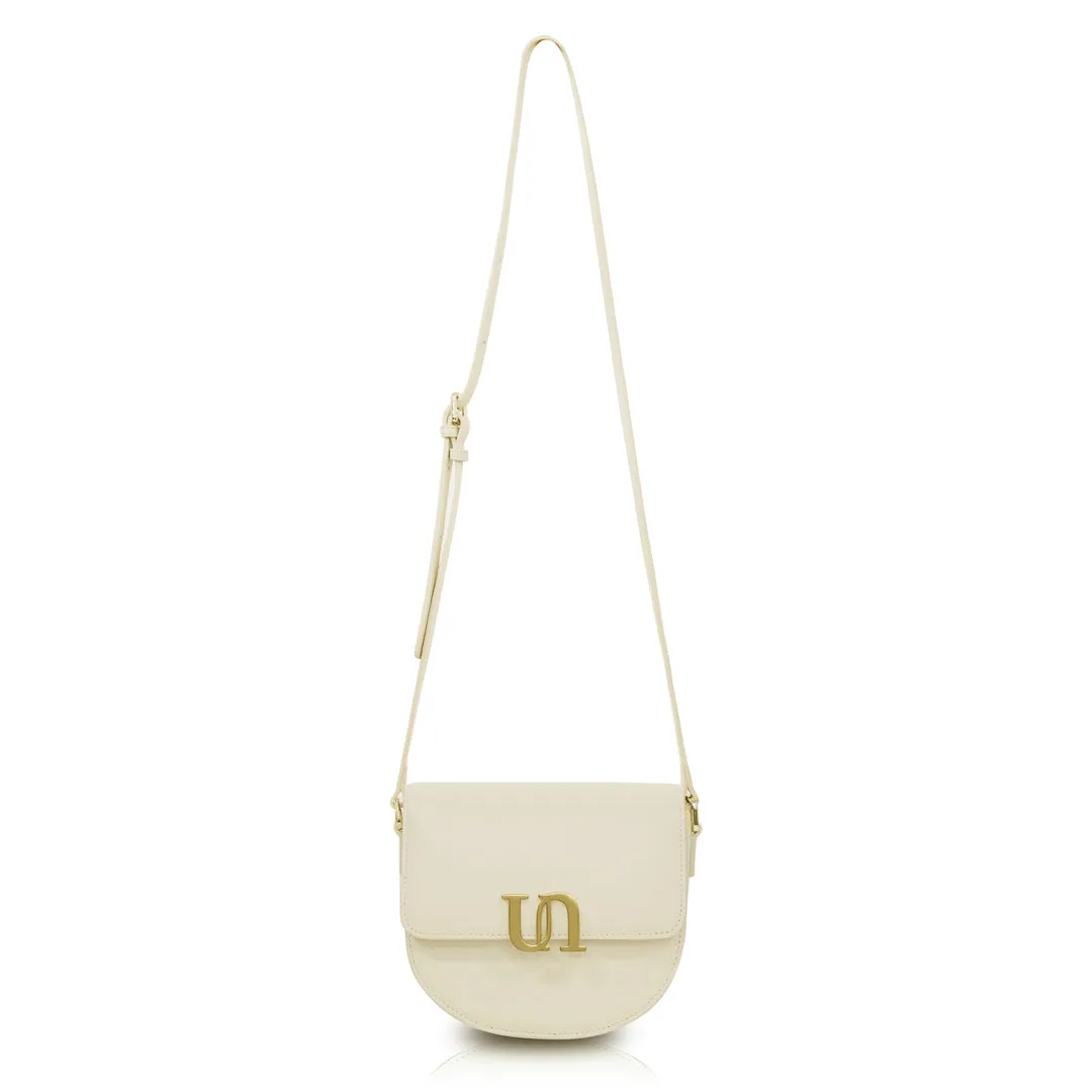 UN Legato Mini Saddle Bag - Piano White
