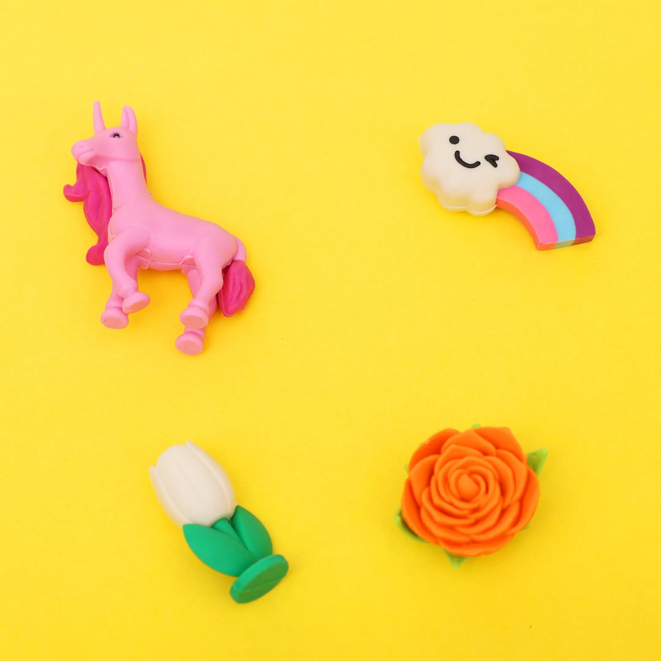 Unicorn Eraser Set